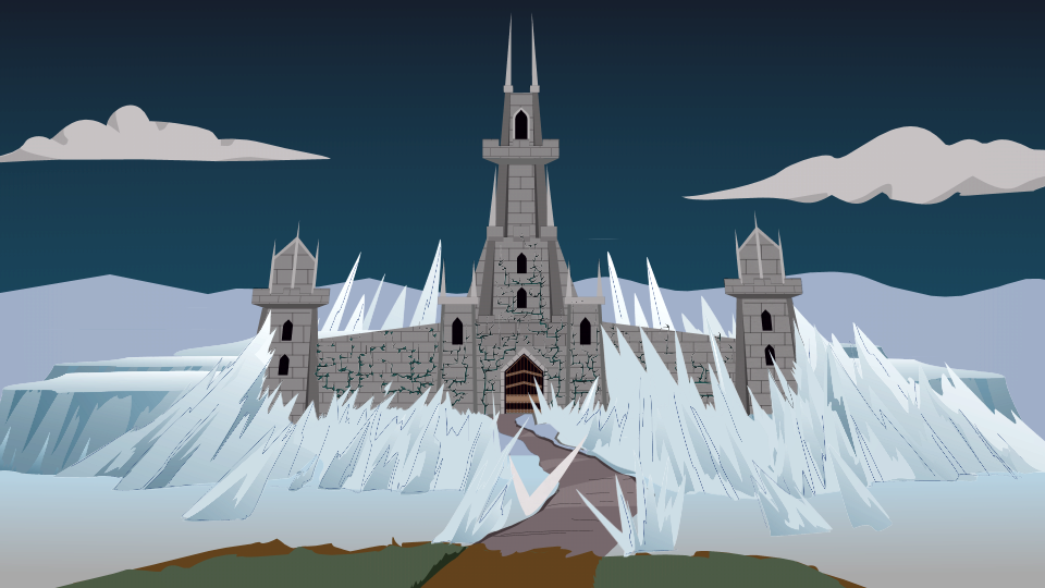 Castle in the snow на русском. Avenger Castle in the Snow. Герои 3 снег лед. Snow Castle gif. South Park Tooth Decay.