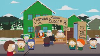 15x08 Cartman Burguer