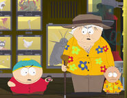 Cartman, el dr. Mephisto y Kevin