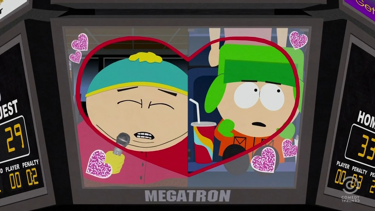 el amor de cartman y kyle