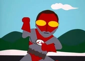 Leonard Maltin como Ultraman en "Mecha-Streisand ".