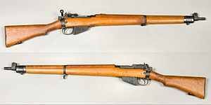 Image of Short Magazine Lee-Enfield .303 inch bolt action rifle No 4 by  Canadian School, (20th century)
