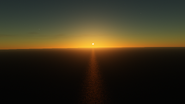 Sonnenuntergang auf der Erde