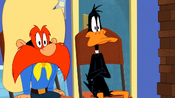 Yosemite Sam and Daffy.