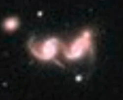 Undesignated pair of interacting galaxies located in the constellation Cetus.