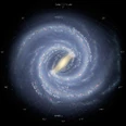Milky Way Galaxy map image