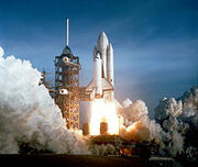 Space Shuttle Columbia launching