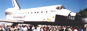 Atlantis rollout ceremony