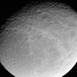 Rhea ice cliffs