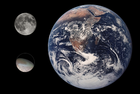 Triton Earth Moon Comparison