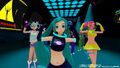 Hatsune Miku with Ulala (Right) and Roo(Left)