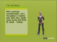 In-game profile in the second game