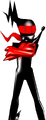 Shadow as he appears in Project X Zone 2.