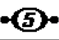 Space Channel 5's logo shown on the VMU of the dreamcast from the first game.