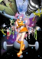 The cover of Space Channel 5: Special Edition without text.