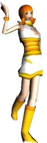 White & Yellow Woman