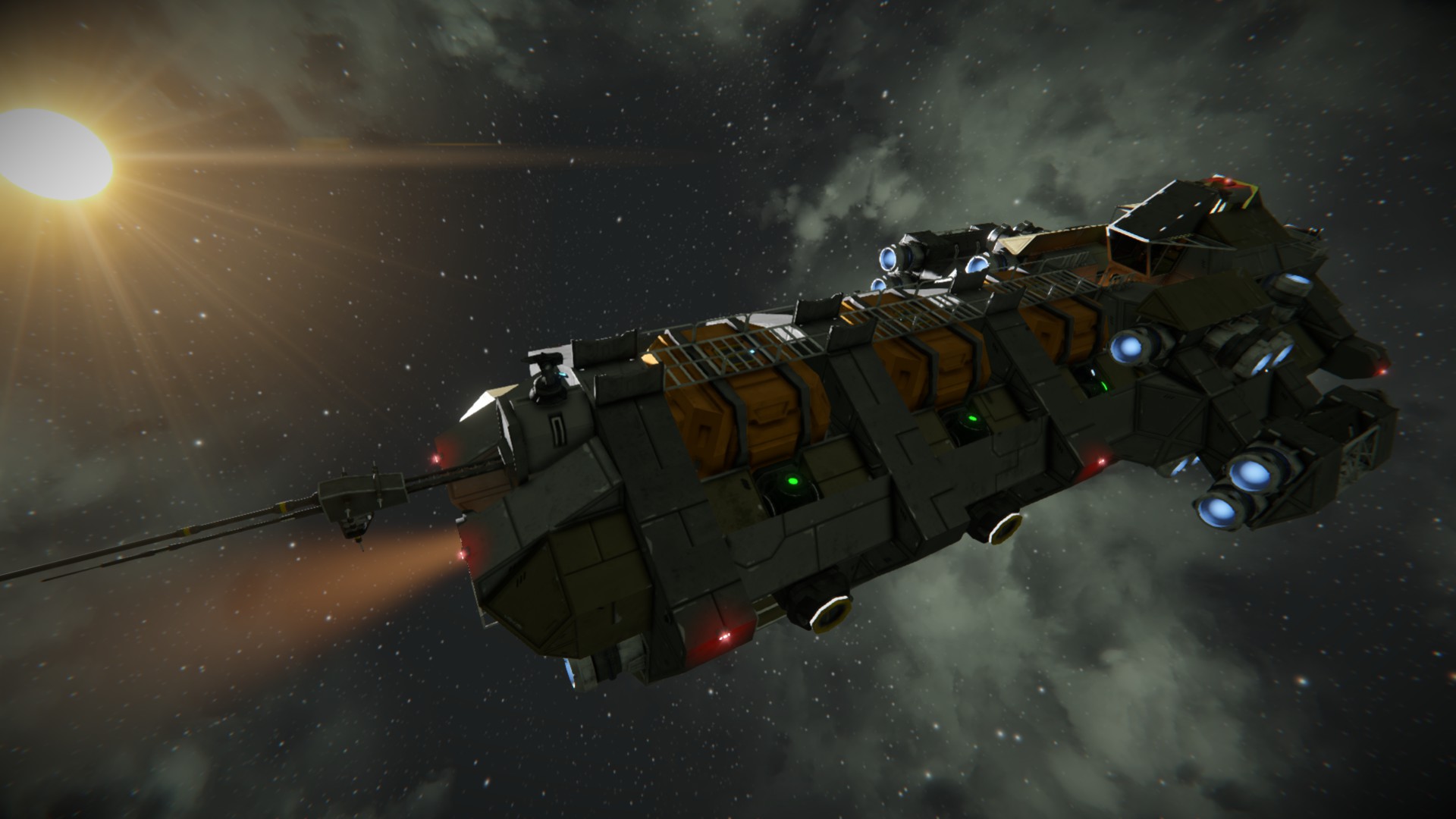 spaceship freighter