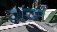 Blue Fighter Aft Thrusters