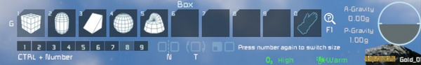 Voxel-hands-toolbar