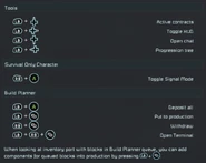 Xbox windows/menus and build planner