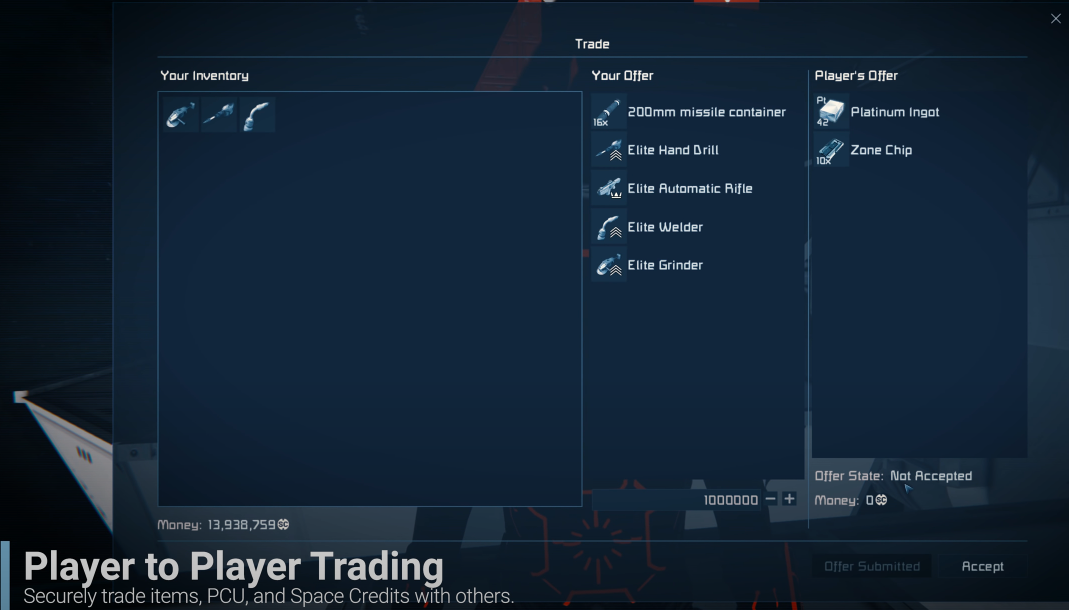 New Trading Screen + TRADE REQUIREMENTS