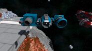 Large Grid Thrusters Aft