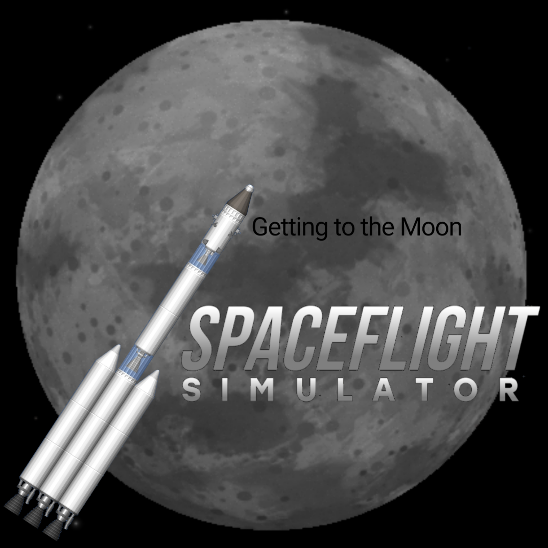 space rocket going towards moon