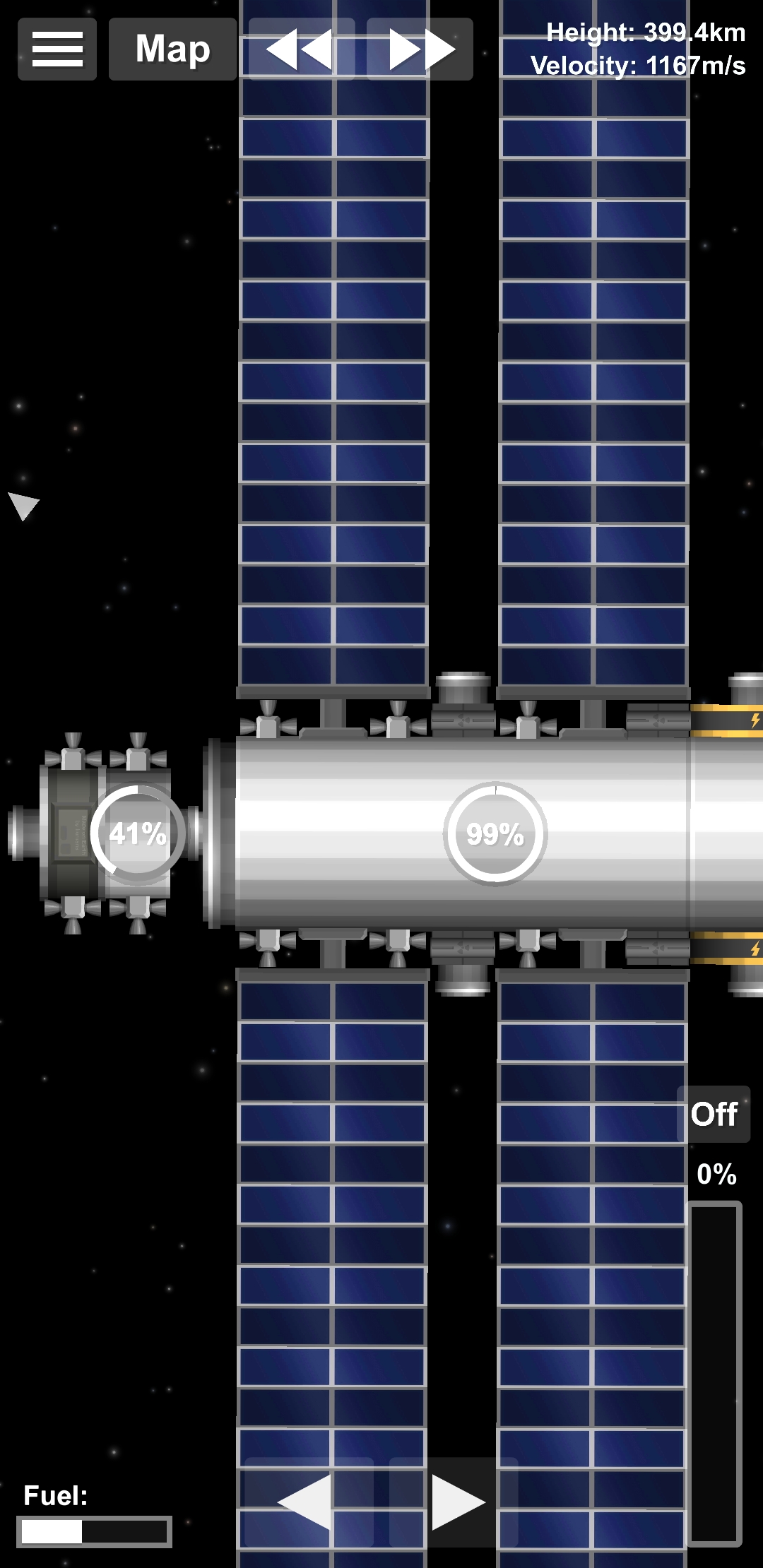 space flight simulator docking