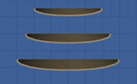 Hollow Heat Shield sizes