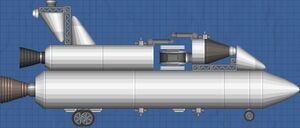 A space shuttle can be used as an orbiter, specifically to deliver payloads to orbit or to a target space object (i.e. the Moon or a space station)