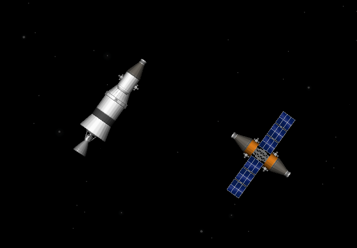 space flight simulator docking