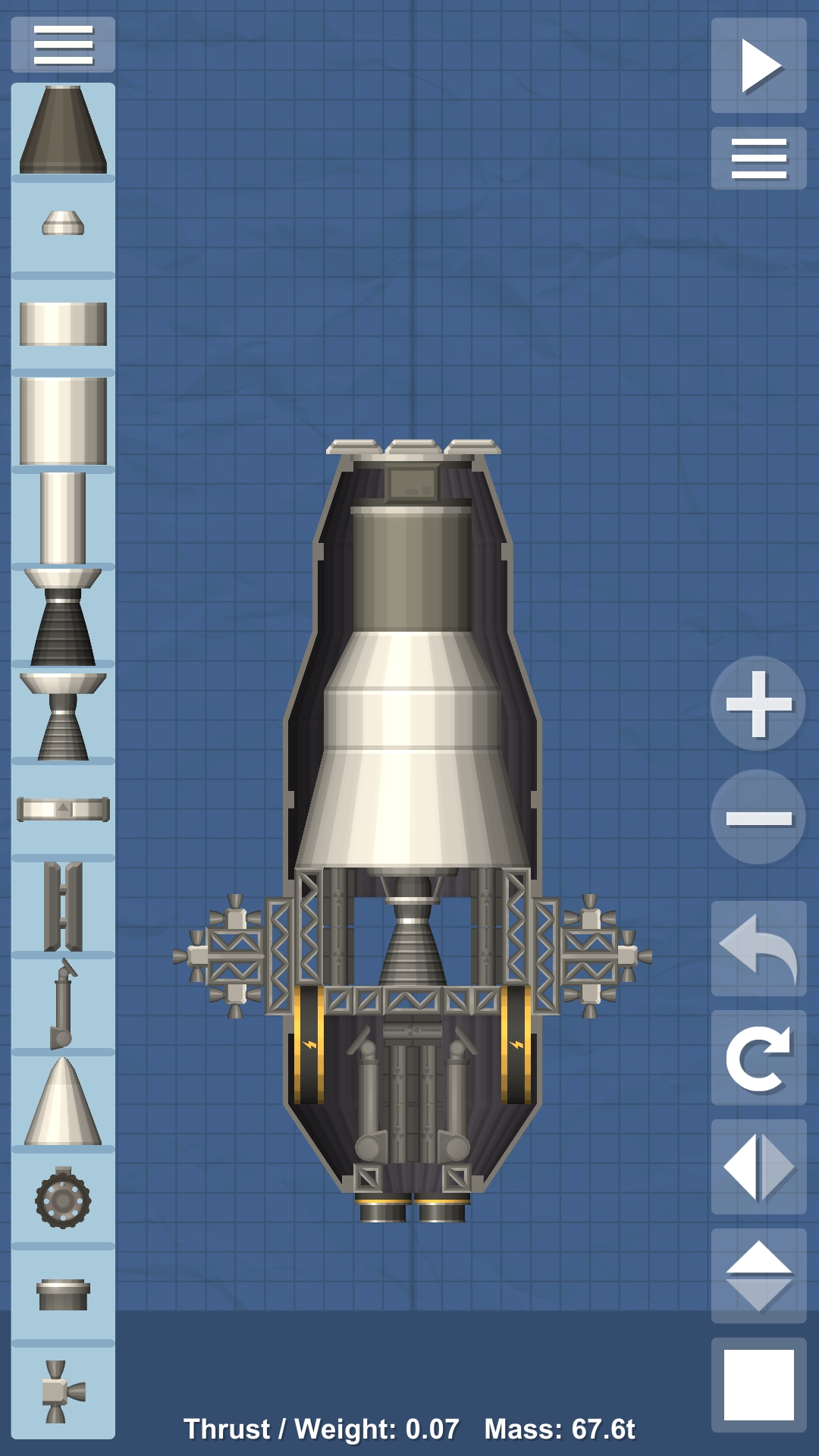 space flight simulator rocket design