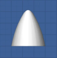 Round nose cone