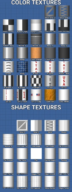 All skins in the game as of version 1.5