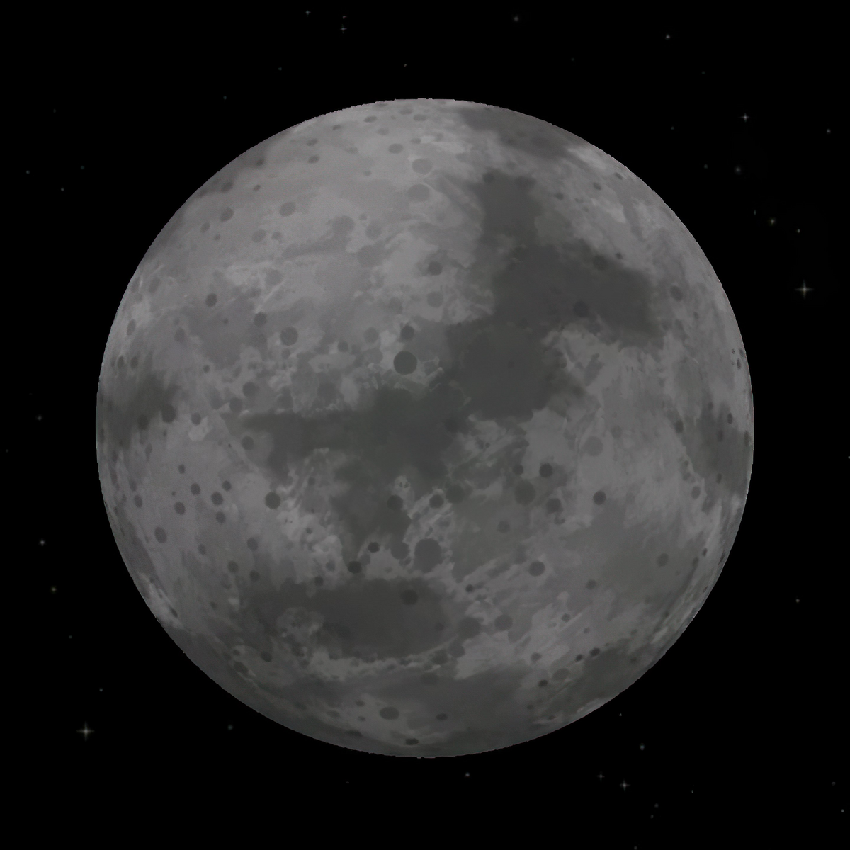 Снимок Луны 16 июля 2000. Года