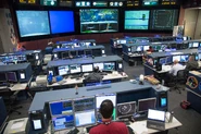JSC mission control center inside in real life