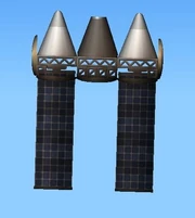 Impactor after re-entering .