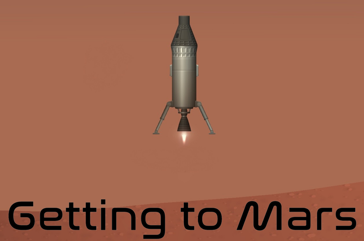 going to mars spaceship