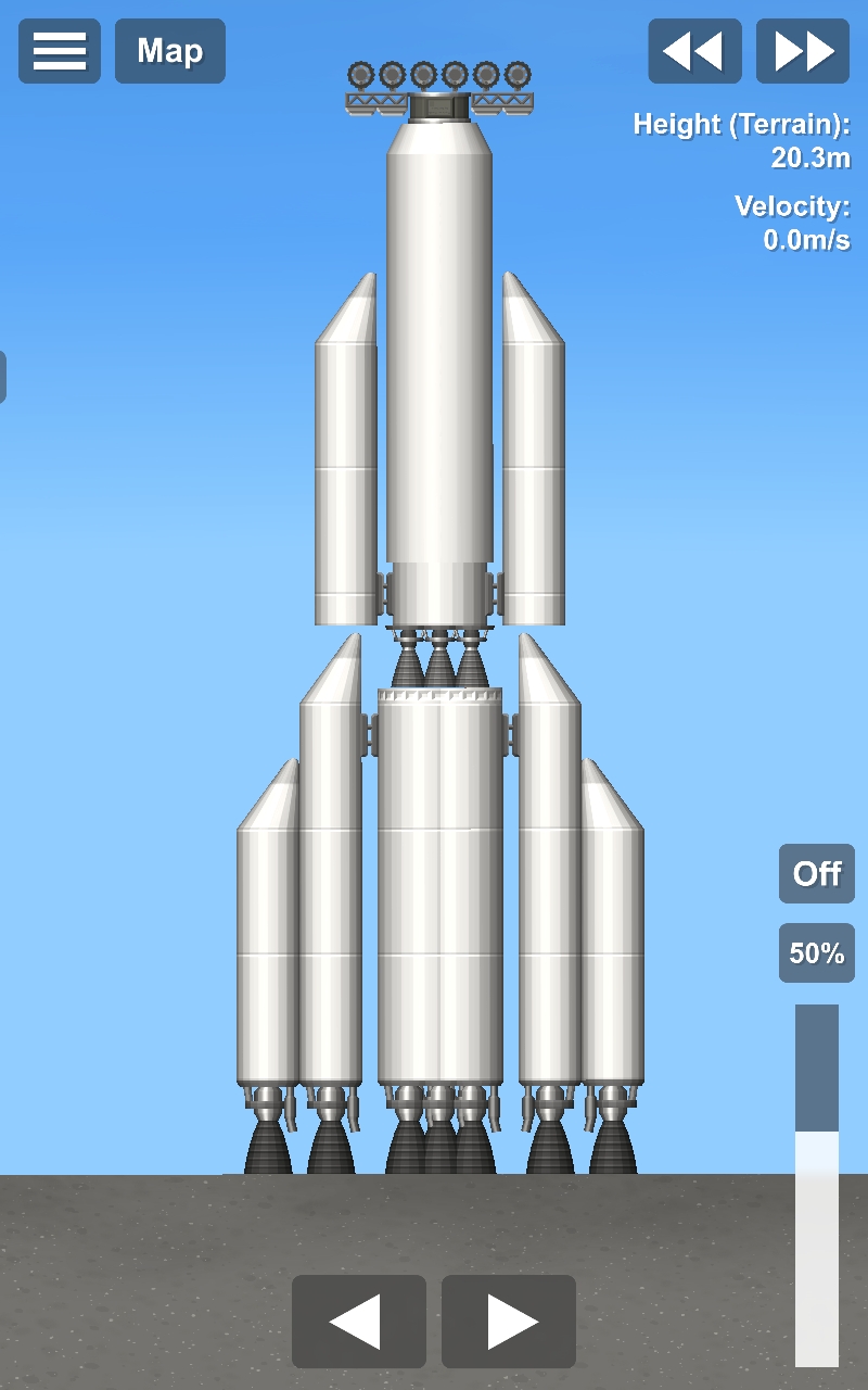 space flight simulator mars rocket