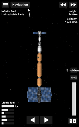 Space Station 2 is a follow-up of Space Station 1. It is a refuel station.