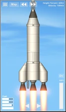 Recreation of the Mercury-Atlas rocket
