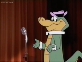 Hanna Barbera Wally Gator ゼンマイ ランプ ウォーカー