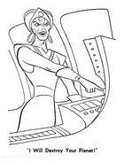 Black Widow in 1968 coloring book.