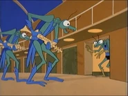 Some Zorathians rescuing Zorak from Omega Prison.