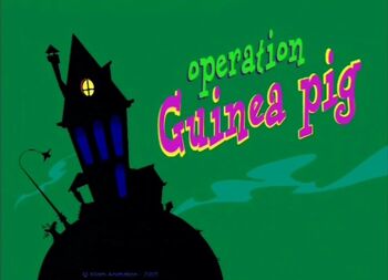 Space Goofs - Operation Guinea Pig - Episode Title Card