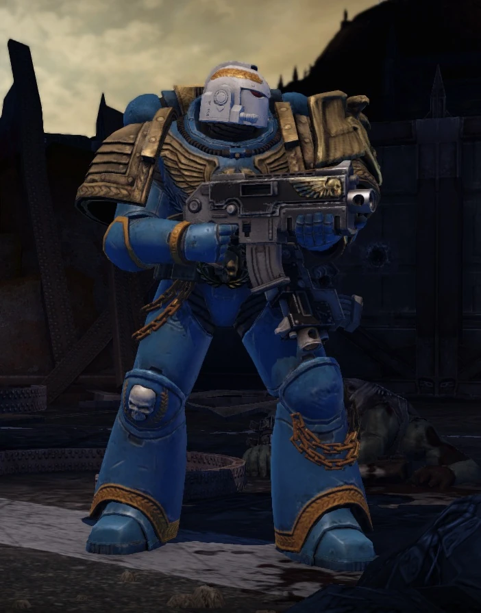 Imágenes con detalle del Ultramarine de Bandai