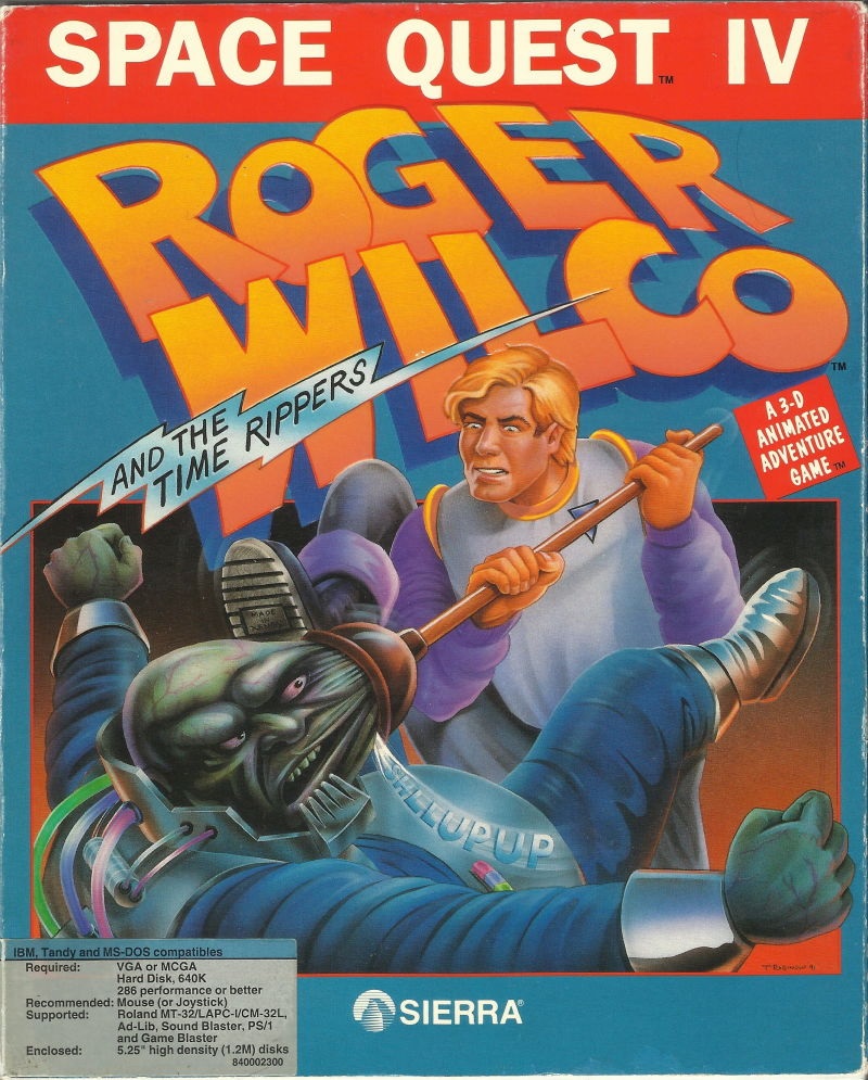 Space Quest IV: Roger Wilco and the Time Rippers VGA (floppy