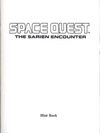 Space Quest Hint Book