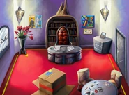 Even psychotic megalomaniacs require a nice work enviroment.