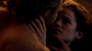 Sibyl and Gannicus make love